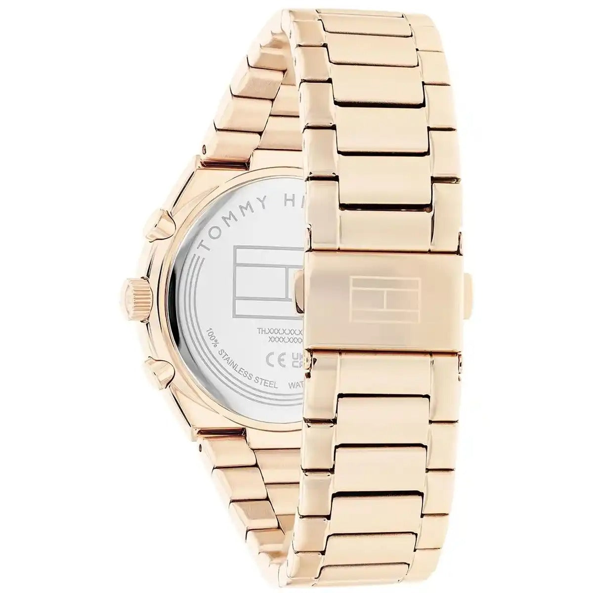 Tommy Hilfiger Women's Sport Watch – Rose Gold Dial with Stainless Steel Bracelet (Model 1782577)