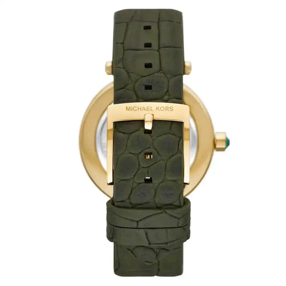 Michael Kors Parker Women’s Watch – Green Dial & Green Leather Strap Model MK4724