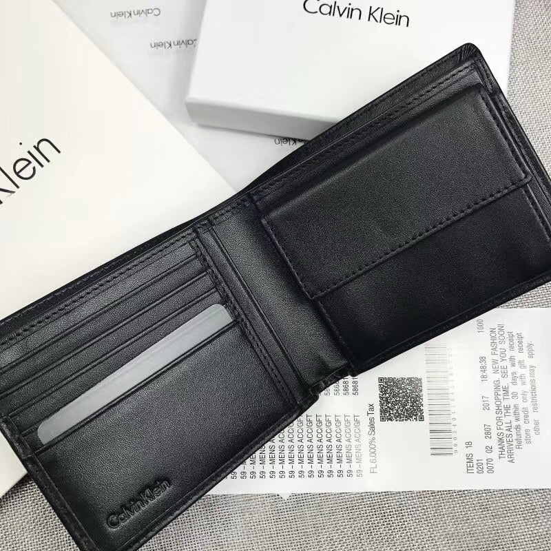 Calvin Klein Men's Bifold Wallet, Black#05