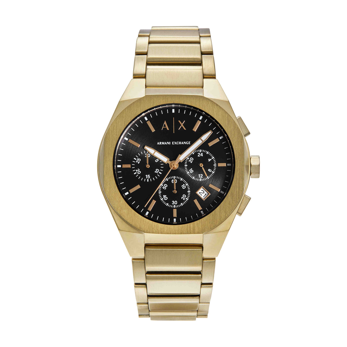 Armani Exchange Men’s Watch – AX4180 Gold & Black