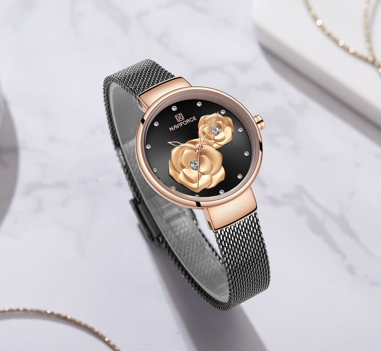 Naviforce Watch For Women NF5013 RGBB