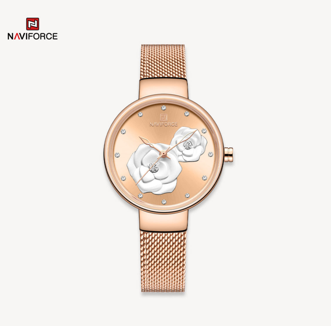 Naviforce Watch For Women NF5013 RG/RG/RG