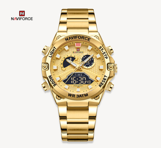 Naviforce Watch For Men NF9207 G/G/G