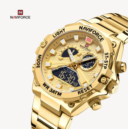 Naviforce Watch For Men NF9207 G/G/G
