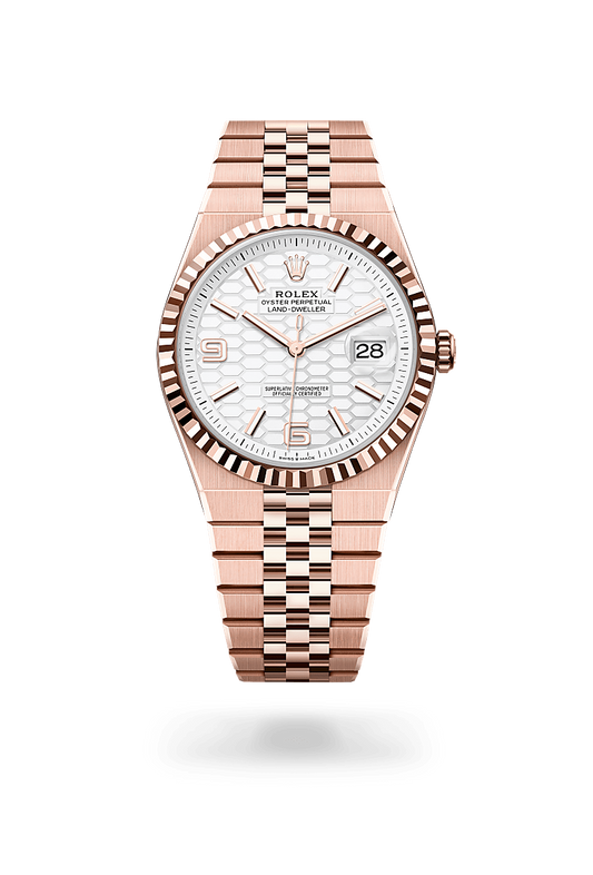 Rolex Land-Dweller 40 Oyster, 40 mm, Eve rose gold