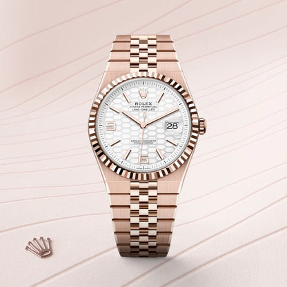 Rolex Land-Dweller 40 Oyster, 40 mm, Eve rose gold