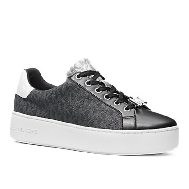 Michael Kors Women’s Monogram Logo Trainer – Grey, Size 7 MK-SHOES-03