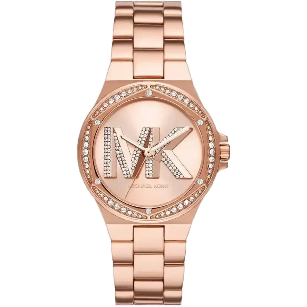 Michael Kors Women’s Watch MK1063 – Rose Gold Stainless Steel Bracelet, 37mm Round Case, Quartz Analog Elegant Watch