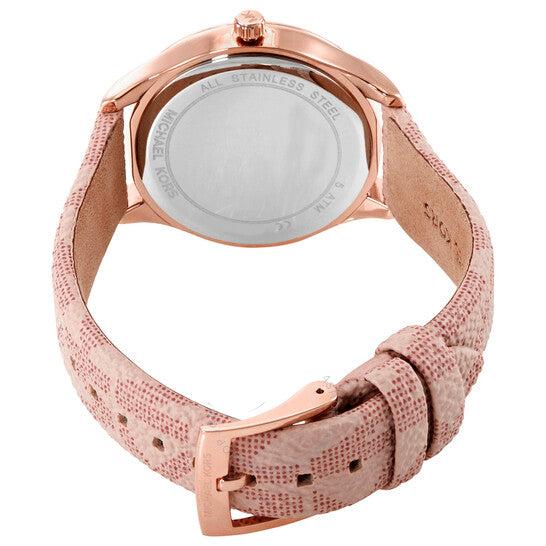 Michael Kors Jaycie MK2879 Women’s Watch – Pink Dial, Pink Leather Strap, Quartz, 33mm, 50M Water Resistant