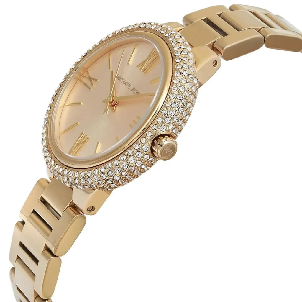 Michael Kors Taryn MK4459 Women’s Watch – Gold Dial, Gold Stainless Steel Bracelet, 33mm, Quartz Movement, 50M Water Resistant