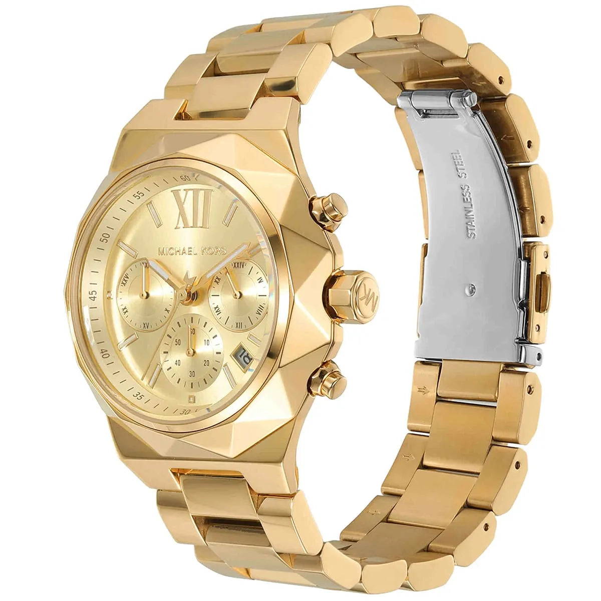Michael Kors Raquel Women’s Watch MK4690 – Elegant Gold Analog with Stopwatch