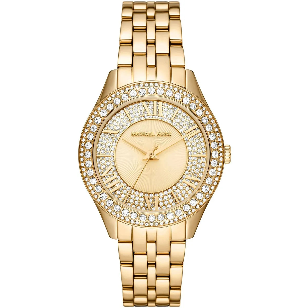 Michael Kors Women's Harlowe Gold-Tone Stainless Steel Watch MK4709