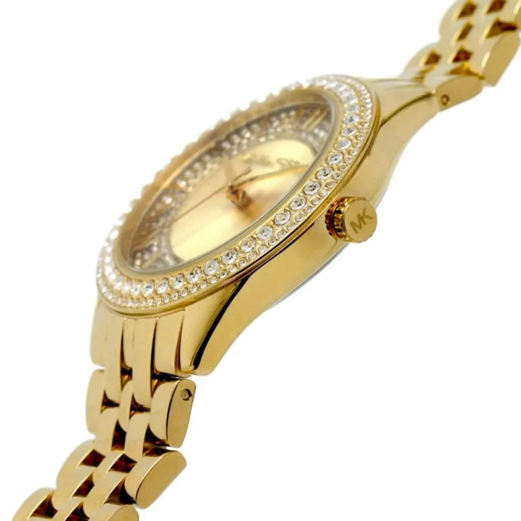 Michael Kors Women's Harlowe Gold-Tone Stainless Steel Watch MK4709