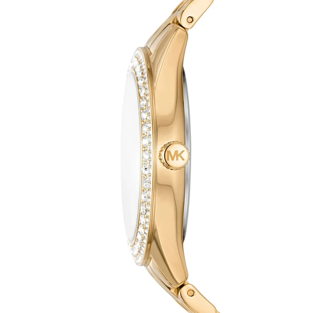 Michael Kors Women's Harlowe Gold-Tone Stainless Steel Watch MK4709