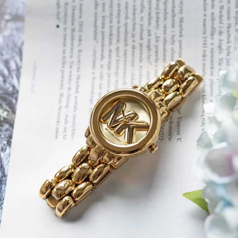 Michael Kors Phoebe Women’s Watch MK4923 – Gold Dial with Gold Stainless Steel Bracelet