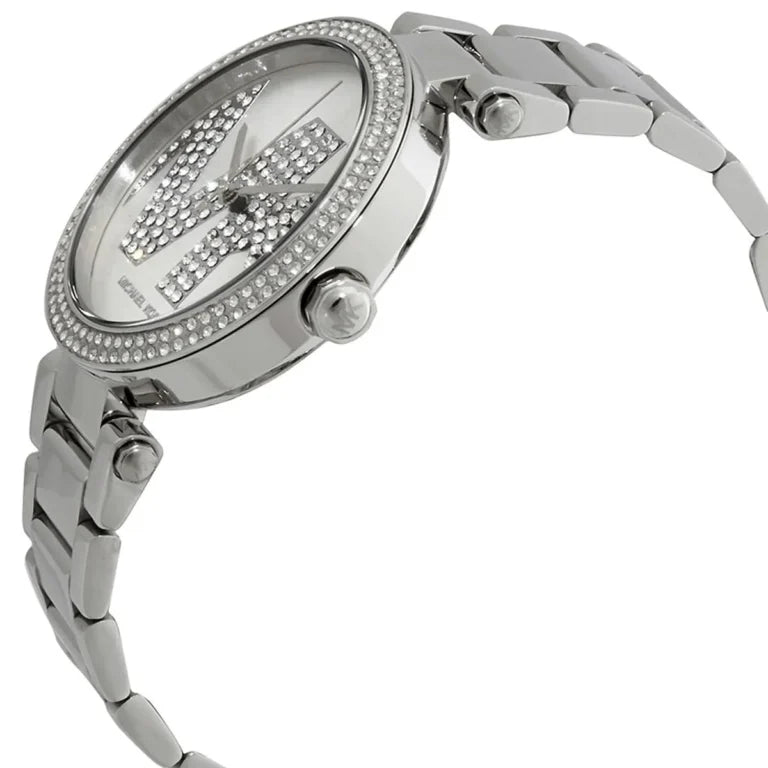 Michael Kors Parker MK6658 Women’s Watch – Silver Stainless Steel Bracelet & Dial | 39mm Quartz Elegant Luxury Timepiece