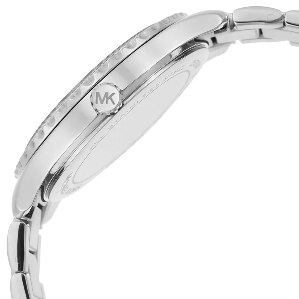 Michael Kors Layton MK6847 Women’s Watch – Blue Dial, Silver Stainless Steel Bracelet, 38mm, Quartz Movement, 50M Water Resistant