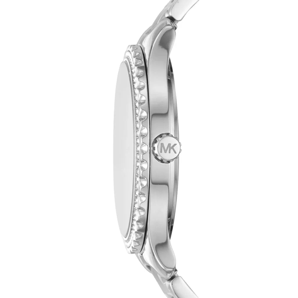 Michael Kors Layton MK6847 Women’s Watch – Blue Dial, Silver Stainless Steel Bracelet, 38mm, Quartz Movement, 50M Water Resistant