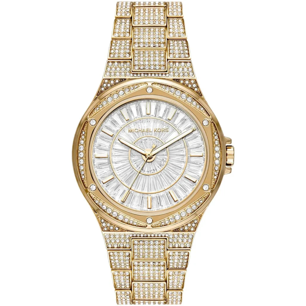 Michael Kors Camille Women’s Watch – Gold Stainless Steel with White Dial | 41mm Elegant Design | MK6991