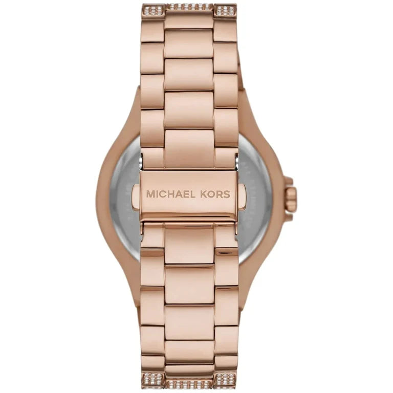 Michael Kors Camille MK6992 Women’s Watch – Pink Dial, Rose Gold Stainless Steel Bracelet, Quartz, 41mm, 50M Water Resistant