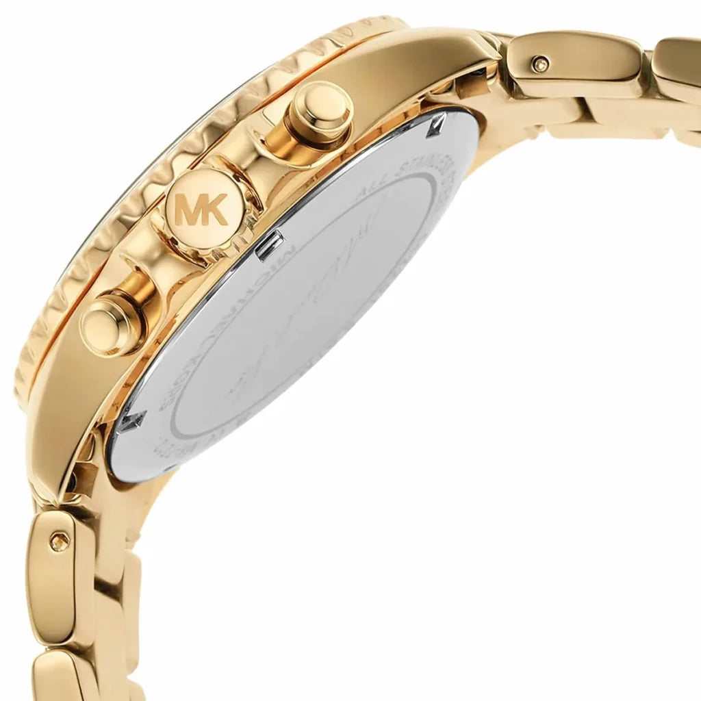 Michael Kors Everest MK7212 Women’s Quartz Watch – White Dial Gold Stainless Steel Bracelet