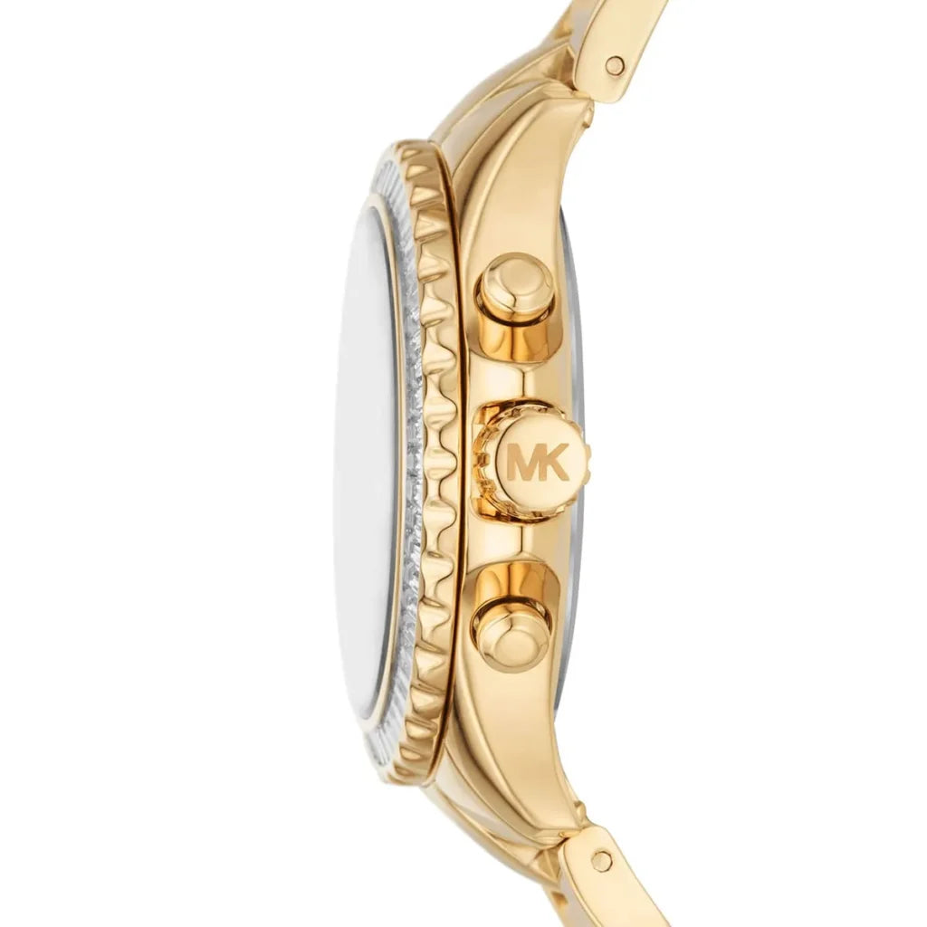 Michael Kors Everest MK7212 Women’s Quartz Watch – White Dial Gold Stainless Steel Bracelet