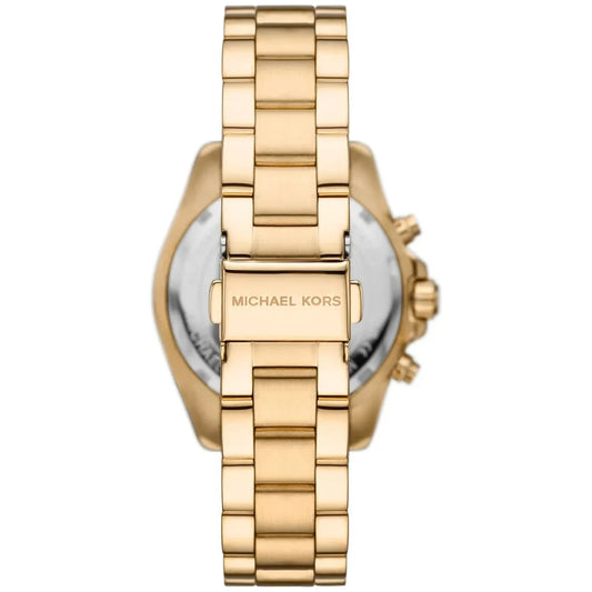 Michael Kors Bradshaw Women's Watch – Model MK7257 | Green Dial with Gold Stainless Steel Bracelet
