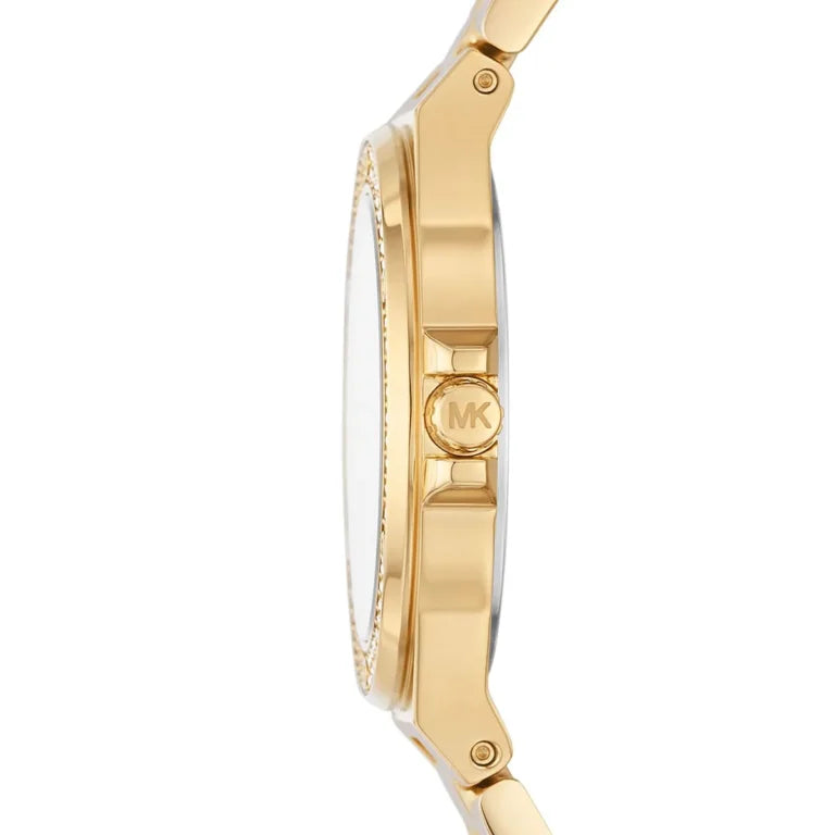 Michael Kors Lennox Women’s Watch MK7278 – White Dial with Gold Stainless Steel Bracelet