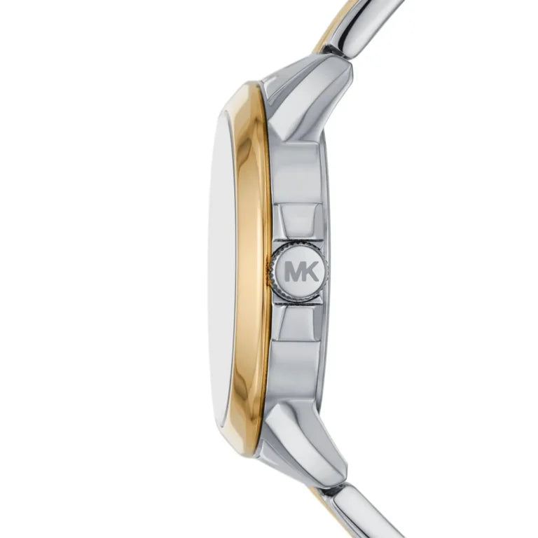 Michael Kors Women’s Brynn MK7319 Two-Tone Stainless Steel Watch – Silver Dial, 40mm