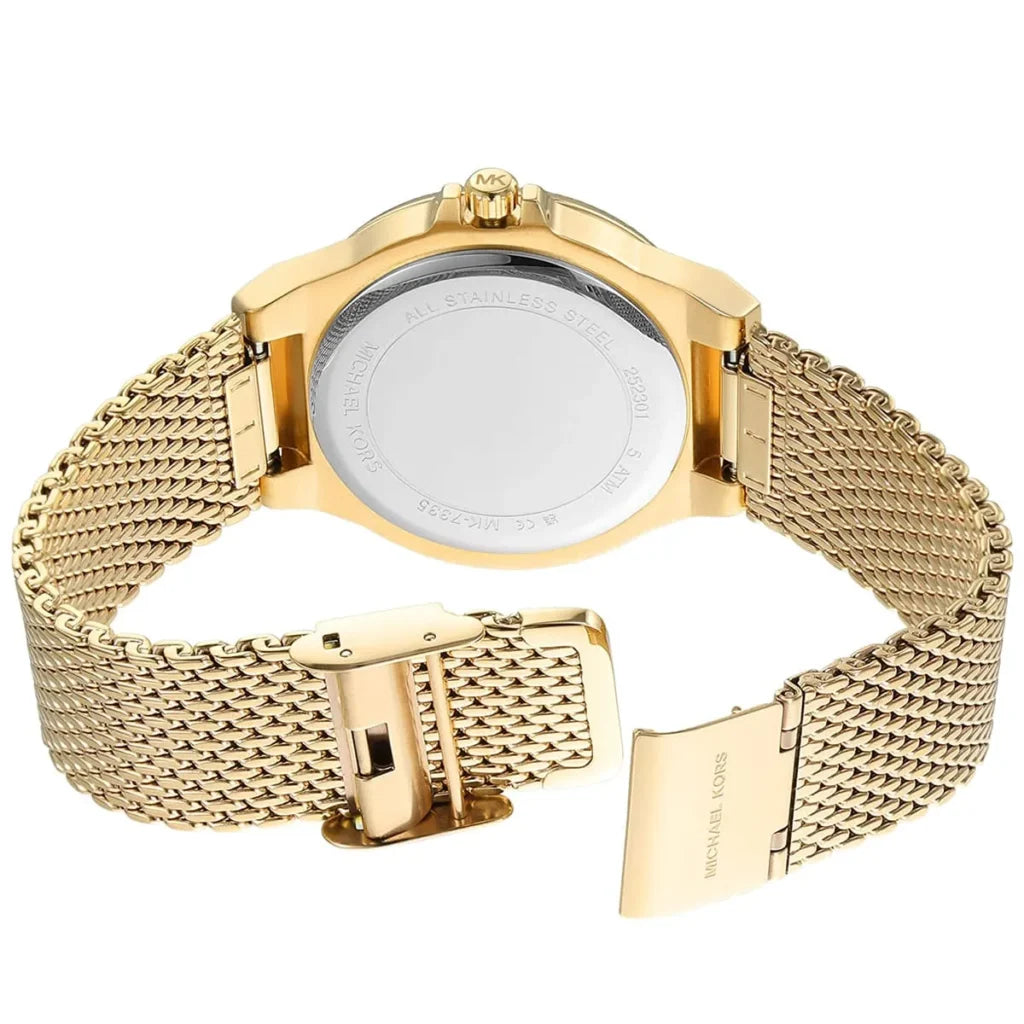 Michael Kors Women's Lennox Gold-Tone Stainless Steel Watch MK7335