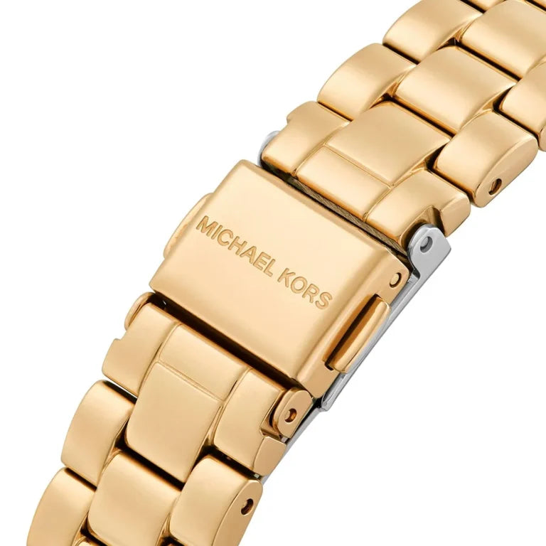Michael Kors Lennox MK7395 Women’s Gold Stainless Steel Watch – Green Dial 30mm Elegant Quartz Timepiece
