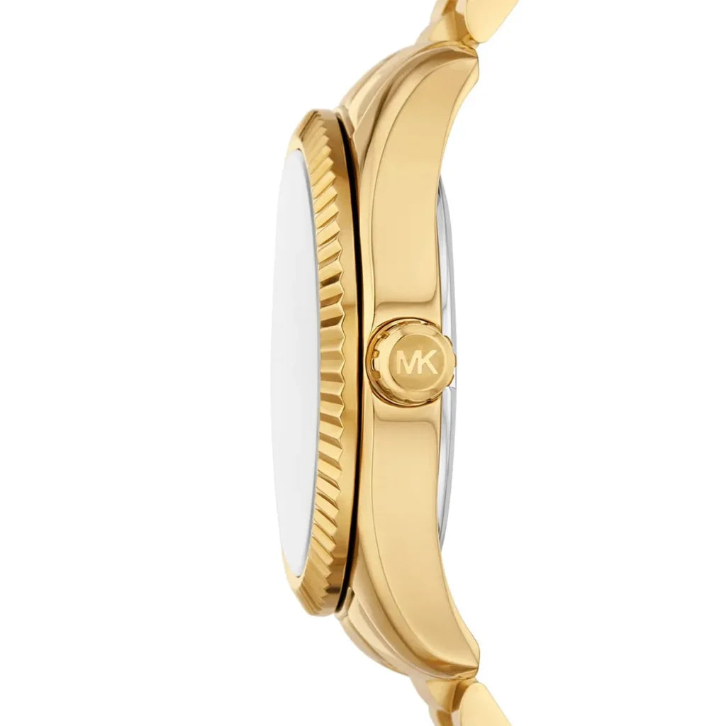 Michael Kors Lexington MK7449 Women’s Quartz Watch – Green Dial Gold Stainless Steel Bracelet