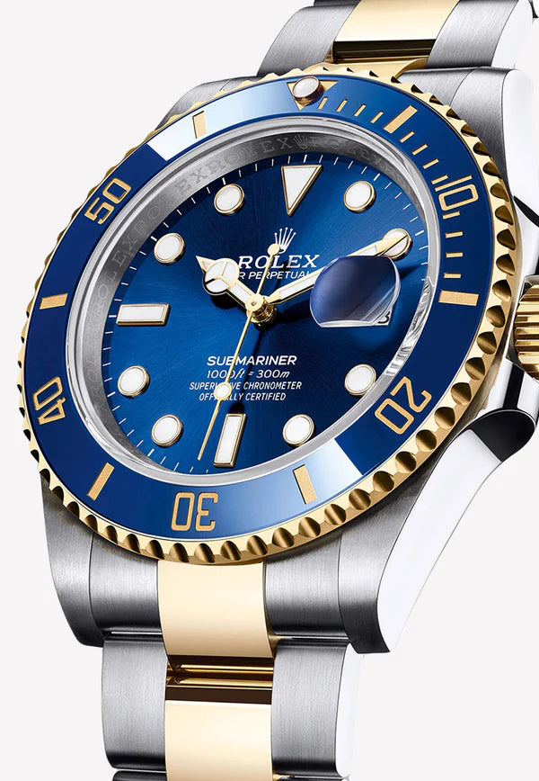 Rolex Submariner Watch For Men - Silver & Blue