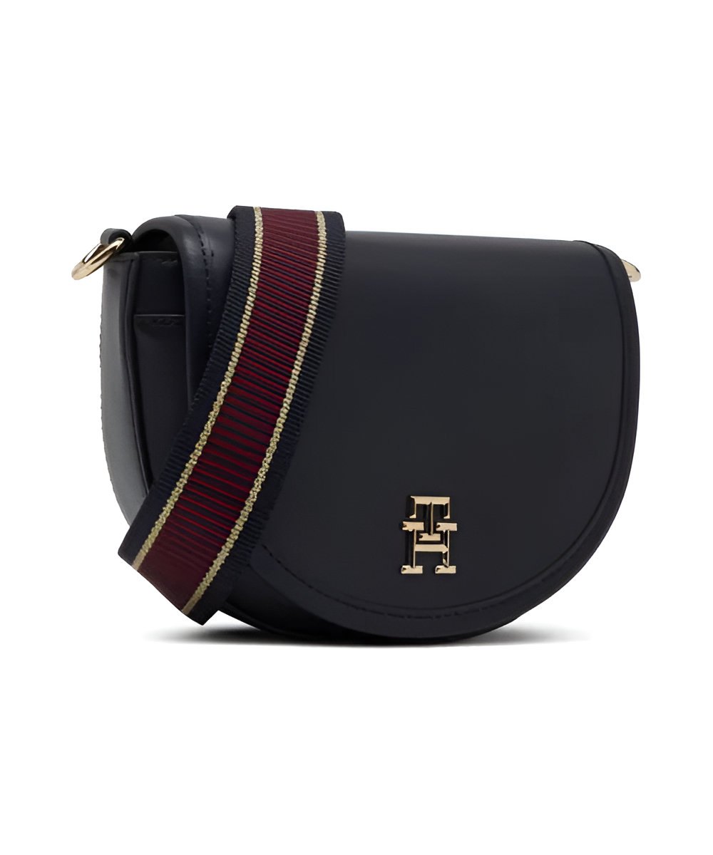 Tommy Hilfiger Black Leather Bag For Women #32