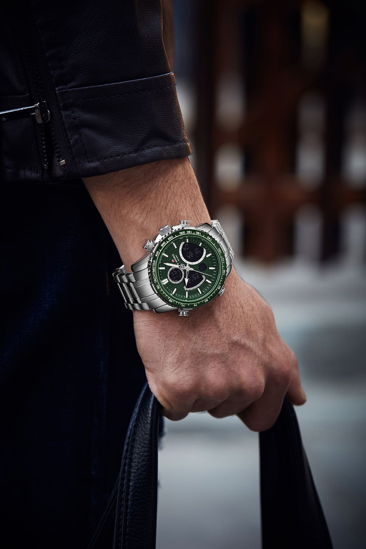 Naviforce Watch For Men NF9182-S-GN