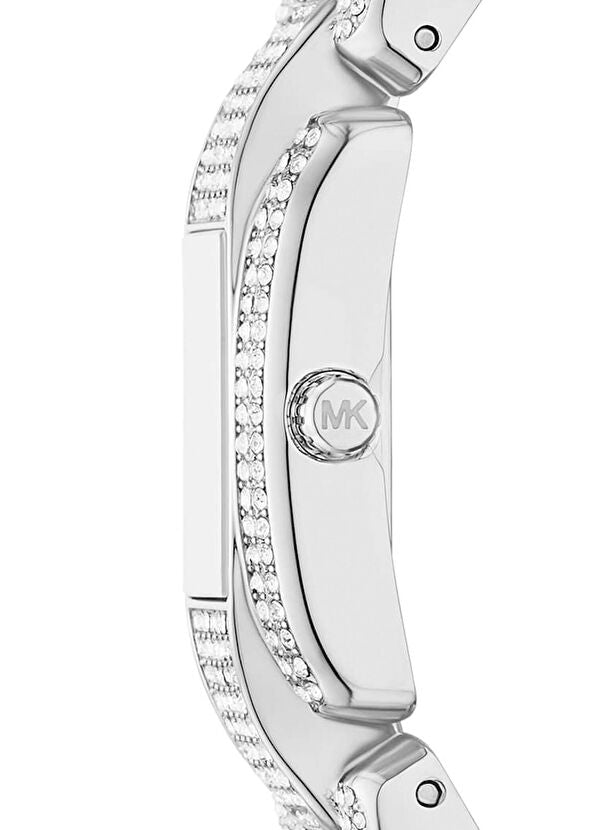 Michael Kors Hally Women’s Watch MK4922 Grey Stainless Steel Rectangular Quartz Watch