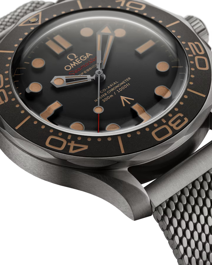 OMEGA Seamaster Diver 300M 007 Edition – 42mm Titanium Automatic Watch (No Time to Die)