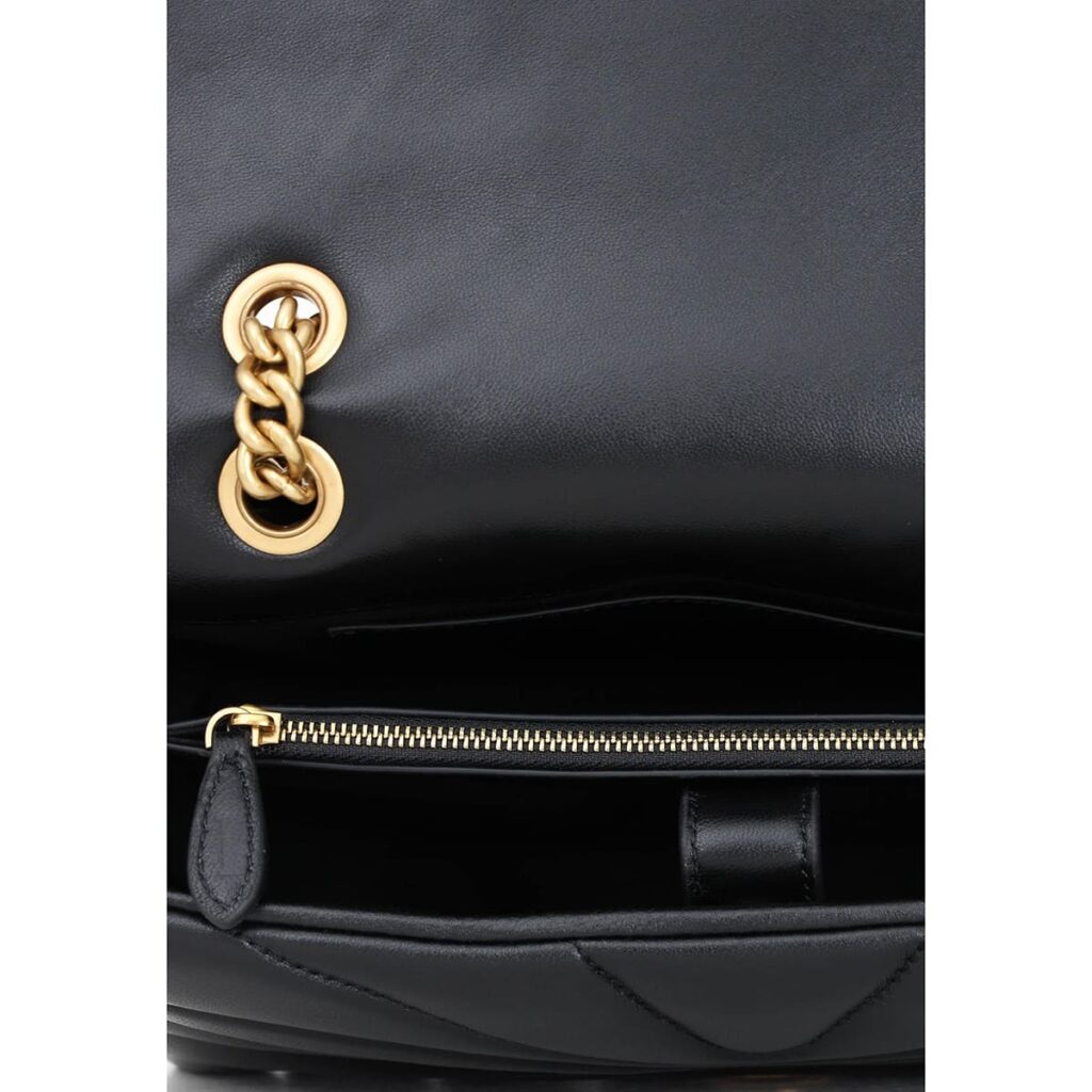 PINKO Women's Black Leather Shoulder & Crossbody Bag – Envelope Flap Design #06