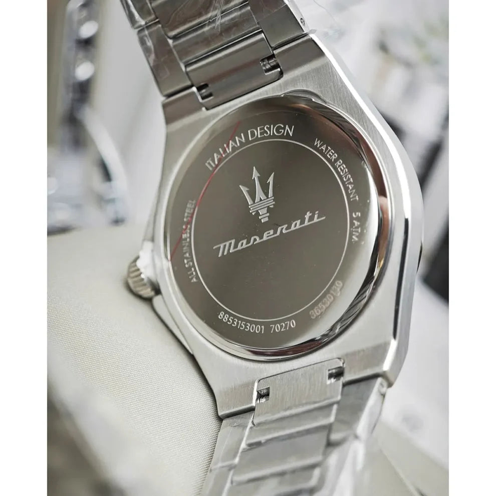 Maserati Velocita Men’s Watch R8853153001 - Blue Dial, Silver Stainless Steel Bracelet