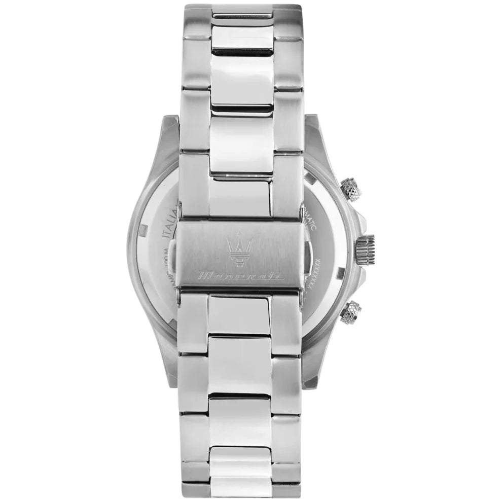 Maserati Competizione Men's Watch R8873600003 - Silver & Black