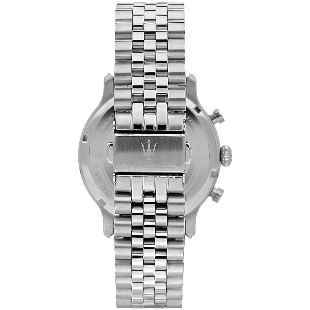 Maserati R8873618033 Men’s Watch – Epoca Green Dial Stainless Steel Silver Watch