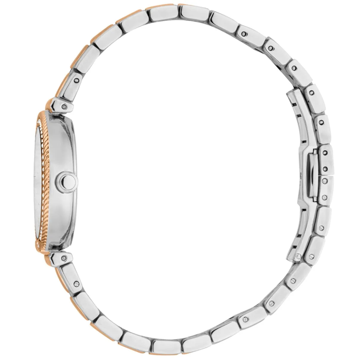 Roberto Cavalli Women's Watch RC5L078M0075 – Silver Dial with Two-Tone Stainless Steel Bracelet