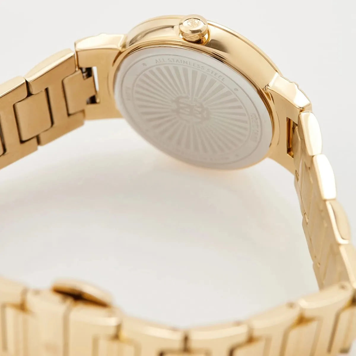 Roberto Cavalli Donna Glam Women's Watch RC5L098M0025, Silver Dial, Gold Stainless Steel