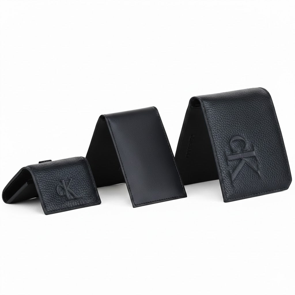 Calvin Klein Men’s Leather Wallet & Card Holder Set #1