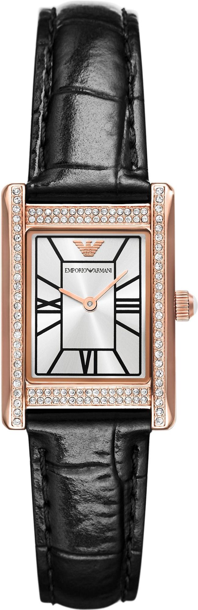 Emporio Armani Genni Rose Gold & Black | Model AR11624