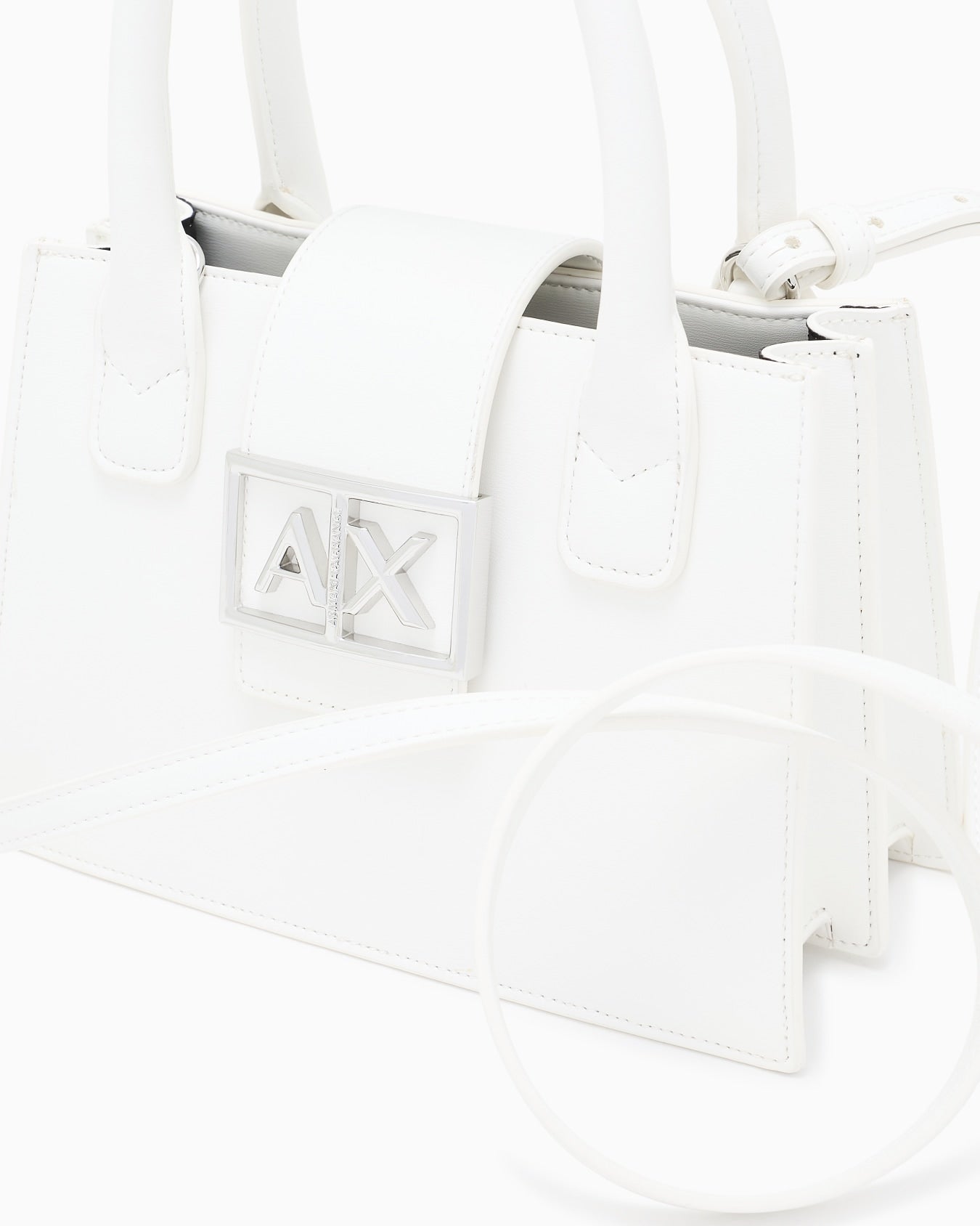 A|X Armani Exchange Structured Satchel – Bold Logo #2