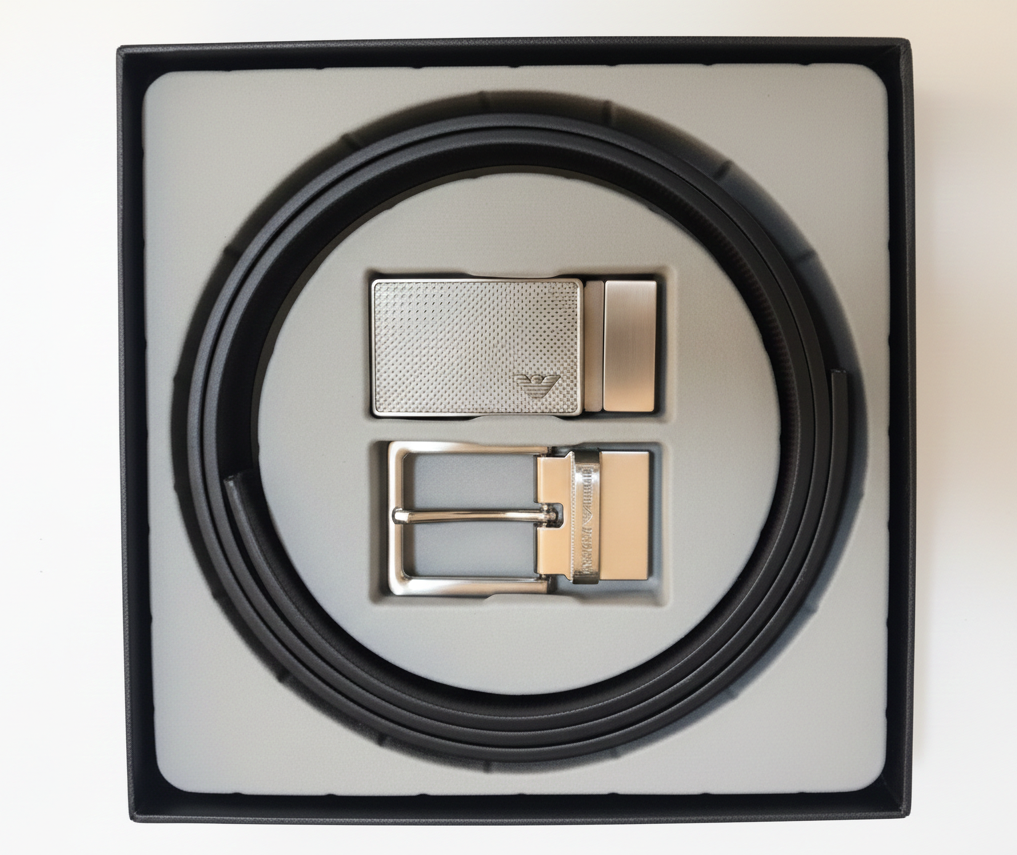 EA Men's Belt Set | Double Buckle Edition #3