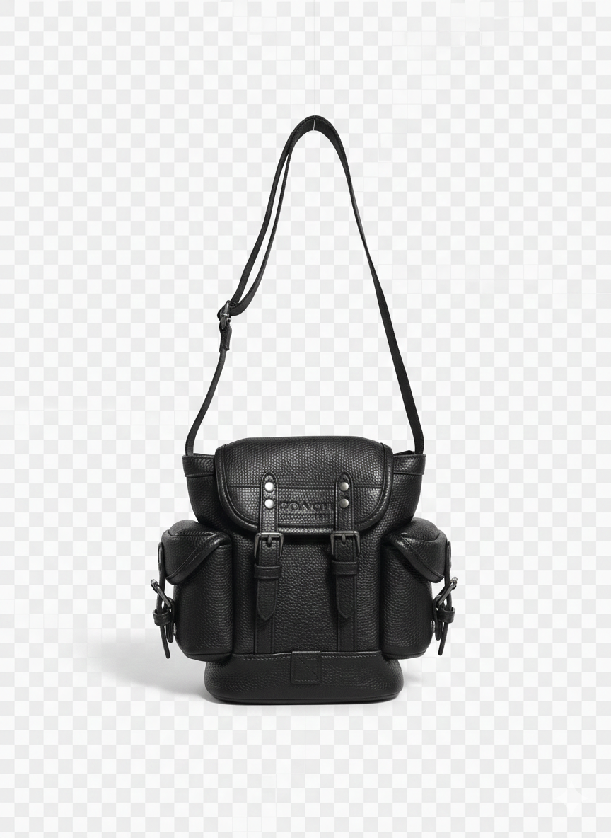 Experience the perfect blend of luxury and rugged utility with the Coach Heritage Unisex Sling Bag #210