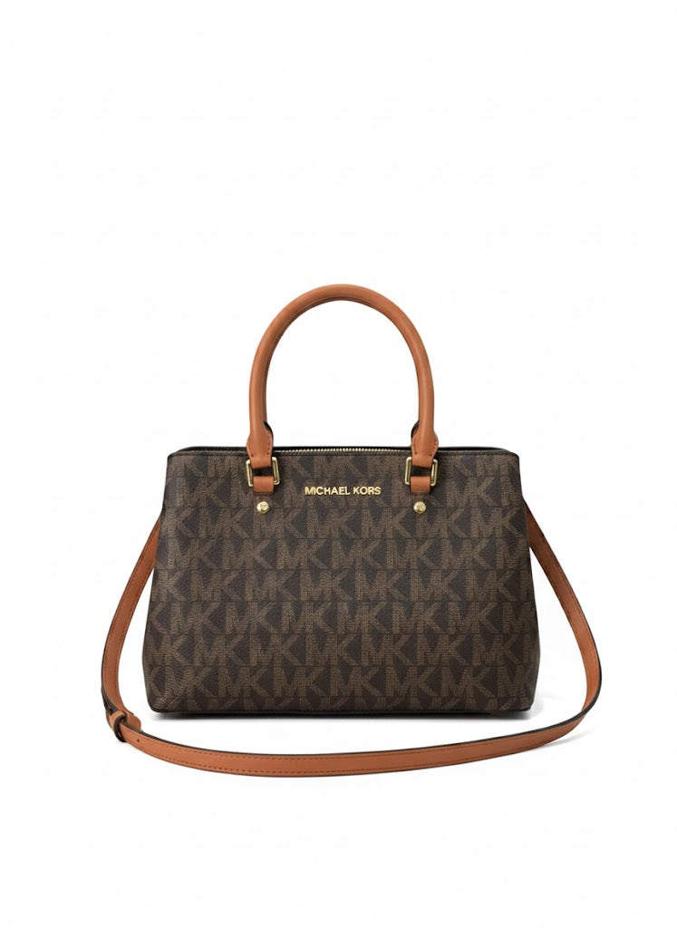 Michael Kors Hope Medium Messenger - Brown/Acorn #07