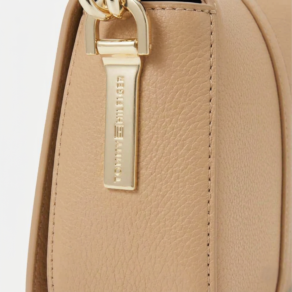 Tommy Hilfiger Camel Tan Saddle Bag #47